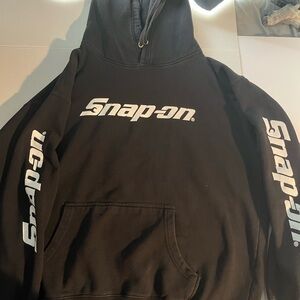 Snap-on Black Hoodie